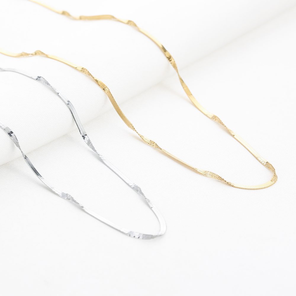 Snake ketting Goud - Afbeelding 2