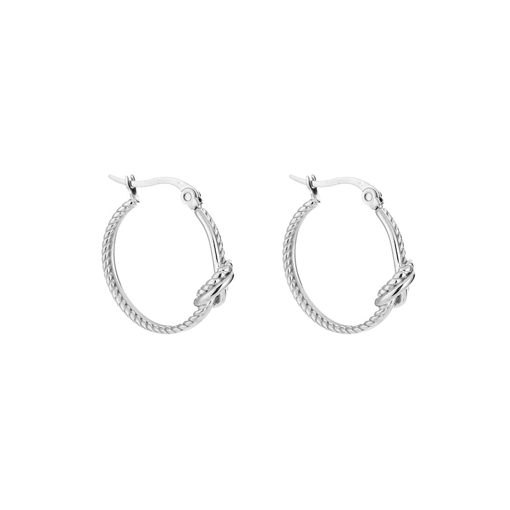 Knoop hoop Zilver