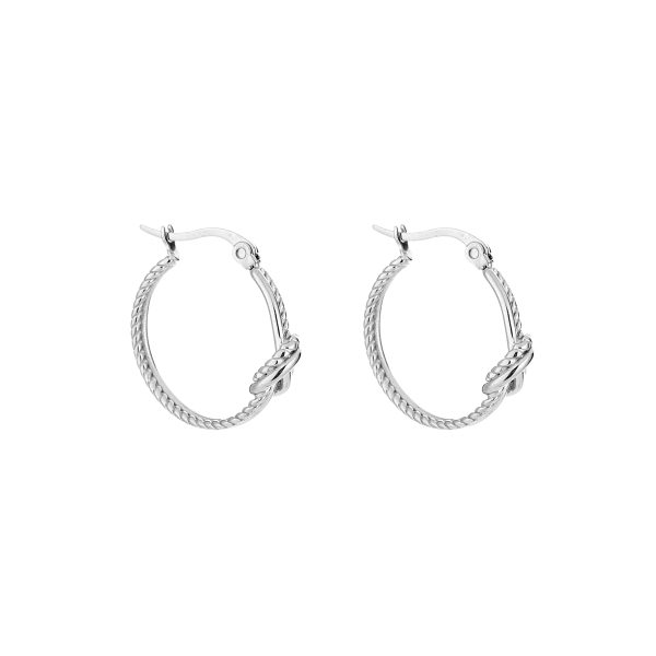Knoop hoop Zilver