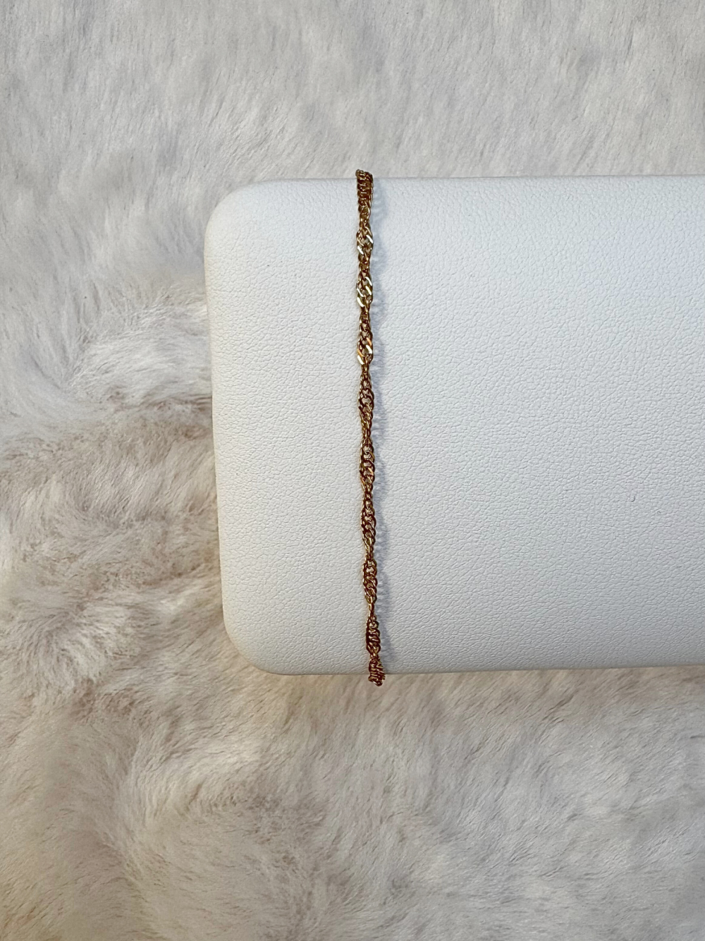 Twisted armband Goud