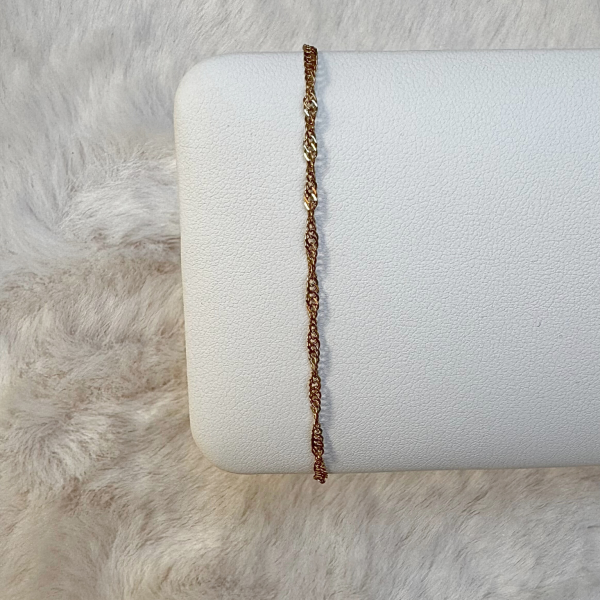 Twisted armband Goud