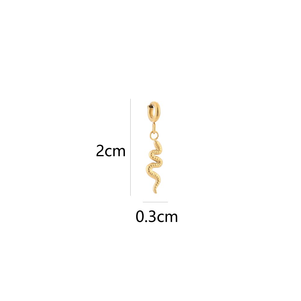 Losse bedel snake Goud - Afbeelding 2