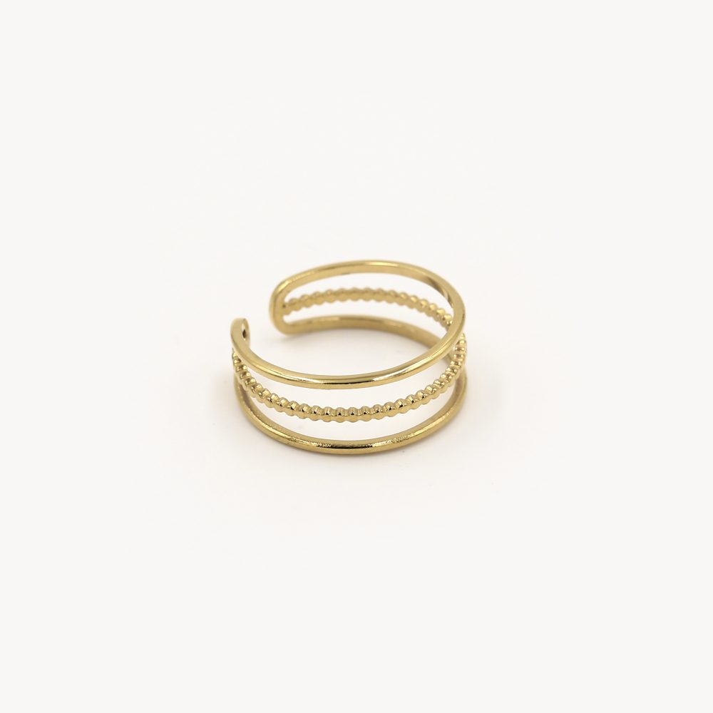 Triple ring Goud - Afbeelding 2