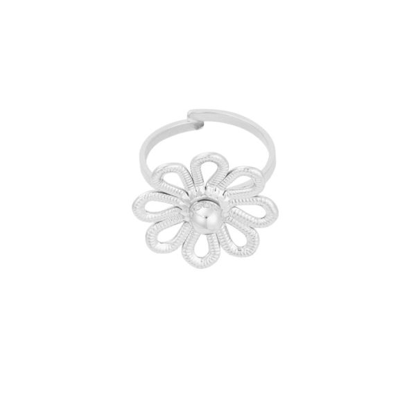 Spring Flower ring Zilver