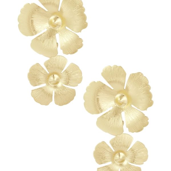 Big Flower statement oorbellen