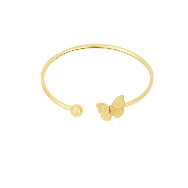 Butterfly armband Goud