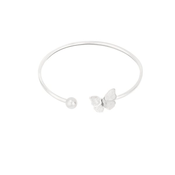 Butterfly armband Zilver