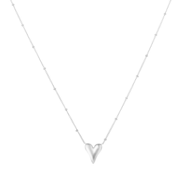 V shape ketting Zilver