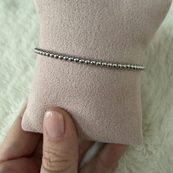 Small ball armband zilver klein