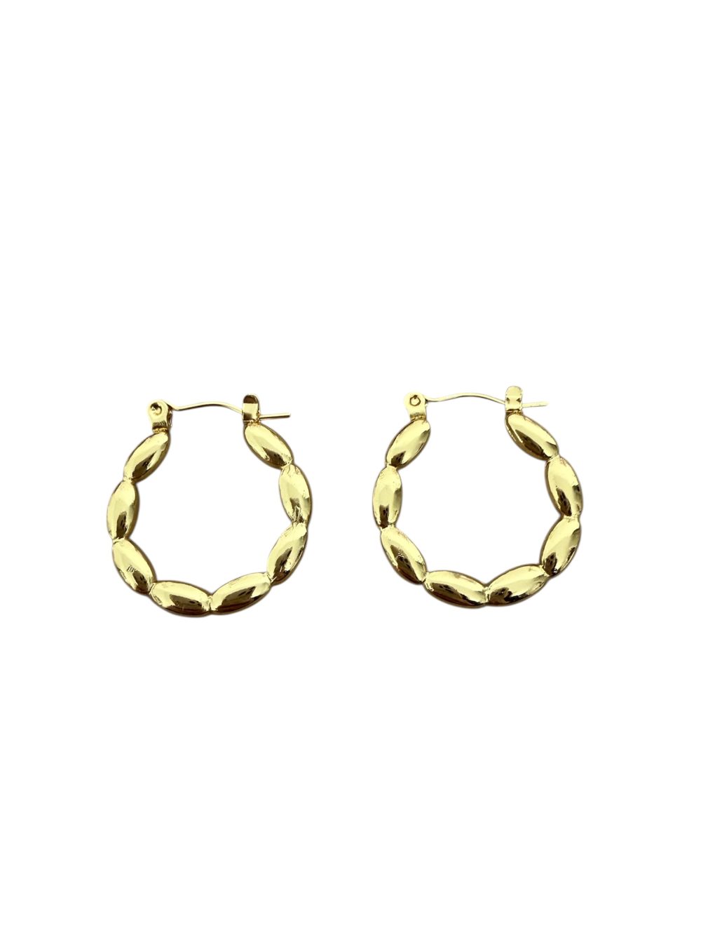 Twist luxe hoops