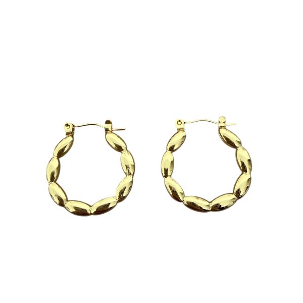 Twist luxe hoops
