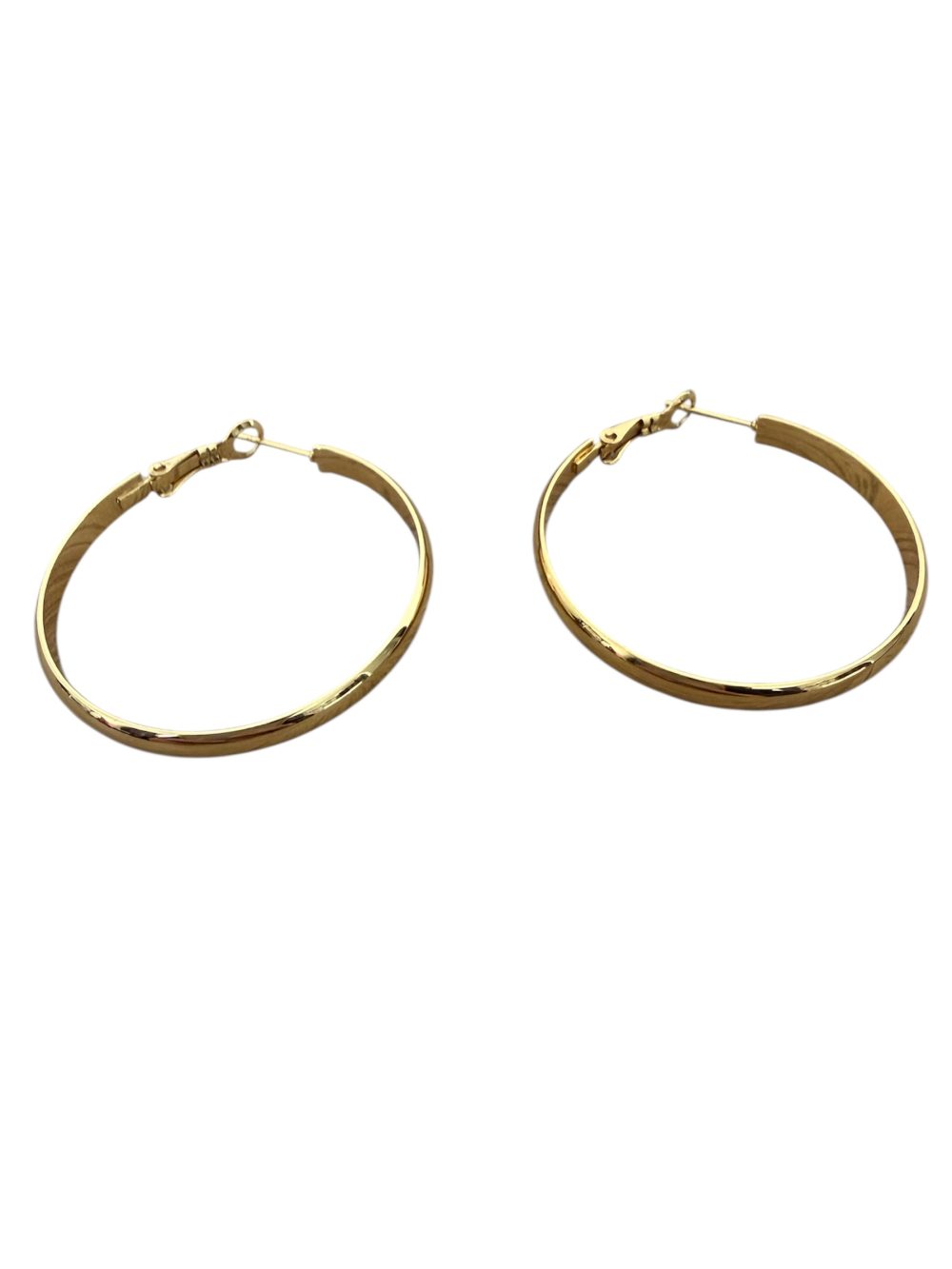 Classic gold hoops